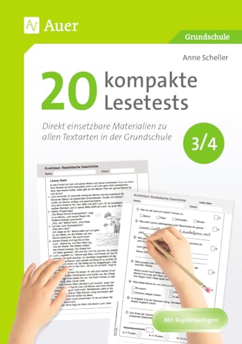 20 kompakte Lesetests für Klasse 3/4: Direkt einsetzbare Materialien zu allen Textarten in der Grundschule 20 kompakte Lesetests für Klasse 3/4: Direkt einsetzbare Materialien zu allen Textarten in der Grundschule