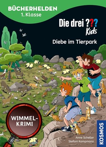 Die drei ??? Kids, Bücherhelden 1. Klasse, Diebe im Tierpark: Wimmel-Krimi - Leicht lesen lernen ab 6 Jahre - mit tollen Wimmelseiten - ermittle gemeinsam mit Justus, Peter und Bob und löse den Fall von Kosmos