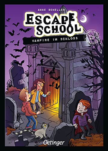 Escape School 5. Vampire im Schloss: Escape-Buch für Erstleser mit spannenden Rätseln und Lesezeichen für Kinder ab 7 Jahren von Oetinger
