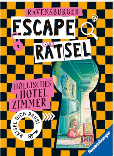 Ravensburger Escape Rätsel: Höllisches Hotelzimmer - Rätselbuch ab 8 Jahre - Für Escape Room-Fans Ravensburger Escape Rätsel: Höllisches Hotelzimmer - Rätselbuch ab 8 Jahre - Für Escape Room-Fans