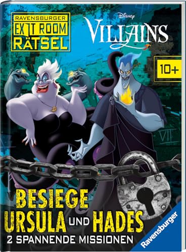 Ravensburger Exit Room Rätsel: Disney Villains - Besiege Ursula und Hades: 2 spannende Missionen: 2 spannende Missionen