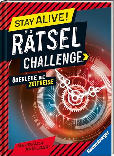 Ravensburger Stay alive! Rätsel-Challenge - Überlebe die Zeitreise - Rätselbuch für Gaming-Fans ab 8 Jahren Ravensburger Stay alive! Rätsel-Challenge - Überlebe die Zeitreise - Rätselbuch für Gaming-Fans ab 8 Jahren von Ravensburger