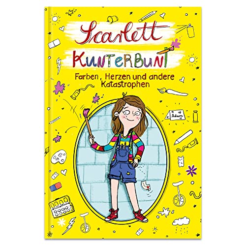 Scarlett Kunterbunt - Farben, Herzen und andere Katastrophen: Erstlesegeschichte für Kinder in der 2. Klassese (Ferienlesebücher, Band 2) von LINGEN