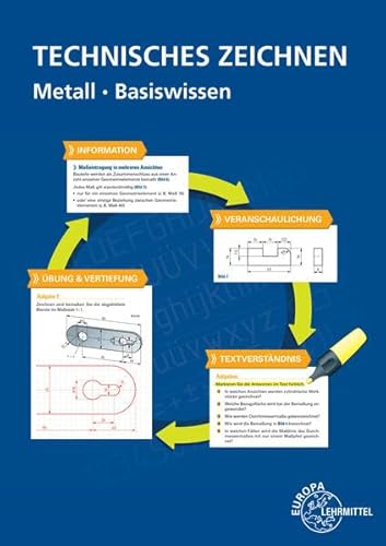 Technisches Zeichnen Metall Basiswissen von Europa-Lehrmittel