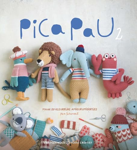 Pica Pau 2: maak 20 kleurrijke amigurumidiertjes von Pelckmans