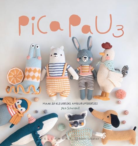 Pica Pau 3: maak 20 kleurrijke amigurumidiertjes von Pelckmans