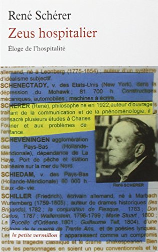 Zeus hospitalier: Éloge de l'hospitalité von TABLE RONDE
