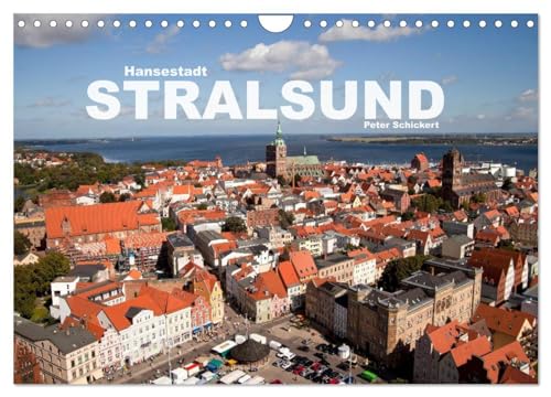 Hansestadt Stralsund (Wandkalender 2025 DIN A4 quer), CALVENDO Monatskalender: Die wunderbare Hansestadt Stralsund an der Ostseeküste von Mecklenburg-Vorpommern. von CALVENDO