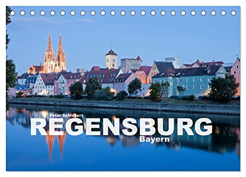 Regensburg - Bayern (Tischkalender 2025 DIN A5 quer), CALVENDO Monatskalender von CALVENDO