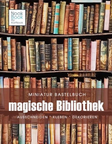 Magische Bibliothek: Miniatur Bastelbuch