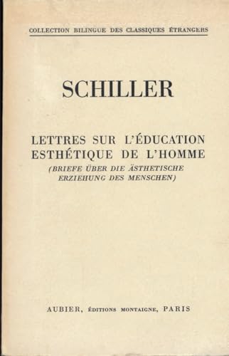 Lettres sur l’Education Esthétique de l’Homme von Independently published