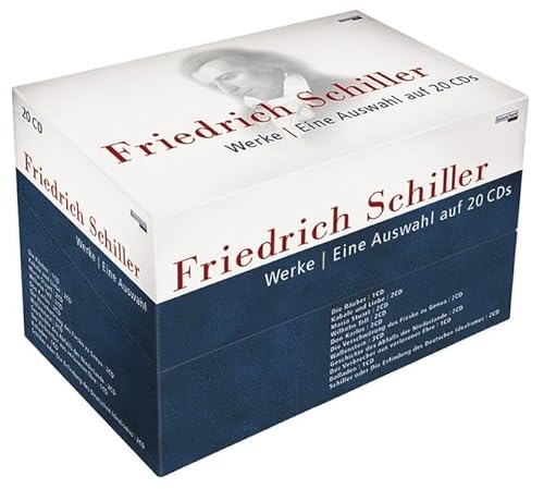 Werke - Eine Auswahl: Eine Auswahl auf 20 CDs. Die Räuber; Die Verschwörung des Fiesko zu Genua; Kabale und Liebe; Don Karlos; Wallenstein; Maria ... Balladen; Thomas Mann: Versuch über Schill... Werke - Eine Auswahl: Eine Auswahl auf 20 CDs. Die Räuber; Die Verschwörung des Fiesko zu Genua; Kabale und Liebe; Don Karlos; Wallenstein; Maria ... Balladen; Thomas Mann: Versuch über Schill...