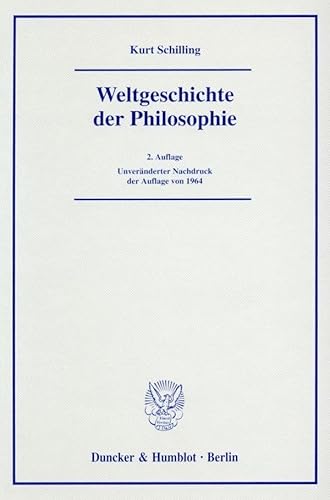 Weltgeschichte der Philosophie.