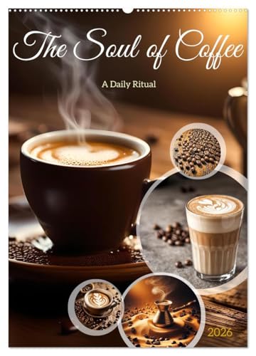 The Soul of Coffee - A Daily Ritual (Wall Calendar 2026 DIN A2 portrait), CALVENDO 12 Month Wall Calendar: Get ready for a visual journey that celebrates the magic of coffee von Calvendo
