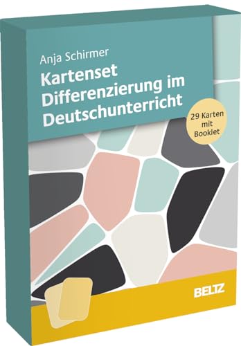 Kartenset Differenzierung im Deutschunterricht: 29 Karten und 8-seitiges Booklet von Beltz