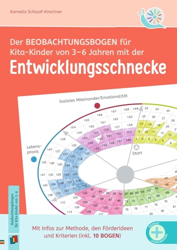 Der Beobachtungsbogen für Kita-Kinder von 3–6 Jahren mit der Entwicklungsschnecke: Infos zu Methode, Förderideen und Kriterien (inkl. 10 Bogen) - ... dokumentieren mit der Entwicklungsschnecke) von Verlag An Der Ruhr