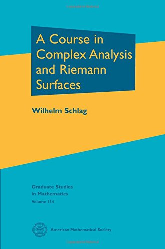 A Course in Complex Analysis and Riemann Surfaces (Graduate Studies in Mathematics, 154, Band 154) von American Mathematical Society
