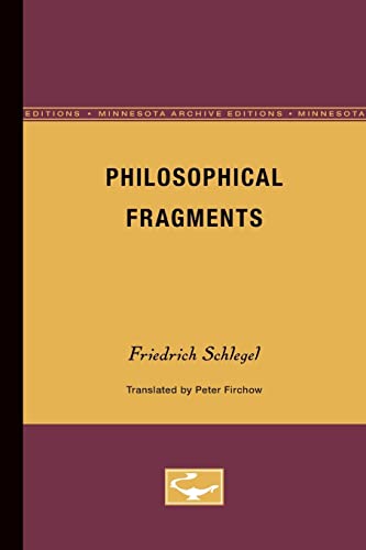 Philosophical Fragments von University of Minnesota Press