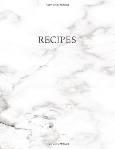 Recipes: Recipe Book for Own Recipes - Blank Recipe Book to Write In - Recipe Journal A4 von Independently published