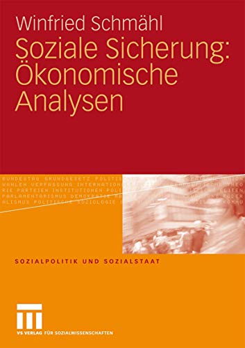 Soziale Sicherung: Ökonomische Analysen (Sozialpolitik und Sozialstaat) (German Edition)