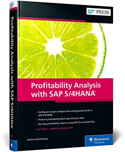 Profitability Analysis with SAP S/4HANA (SAP PRESS: englisch) von Rheinwerk Verlag GmbH