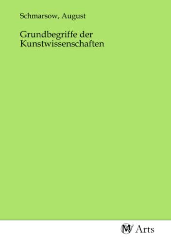 Grundbegriffe der Kunstwissenschaften von MV-Arts