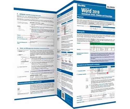 Word 2019 Seriendruck – Briefe, Etiketten und Umschläge: Die Wo&Wie Schnellübersicht von BILDNER Verlag