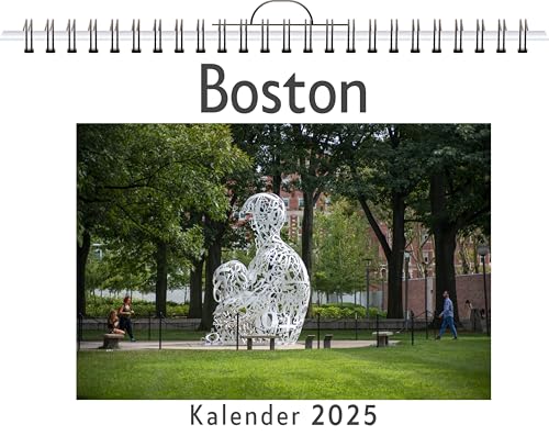 Boston - (Wandkalender 2025, Kalender DIN A4 quer, Monatskalender im Querformat mit Kalendarium, das perfekte Geschenk) von FlipFlop
