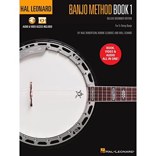 Hal Leonard Banjo Method (1): Deluxe Beginner Edition-for 5-String Banjo with Audio & Video Access Included