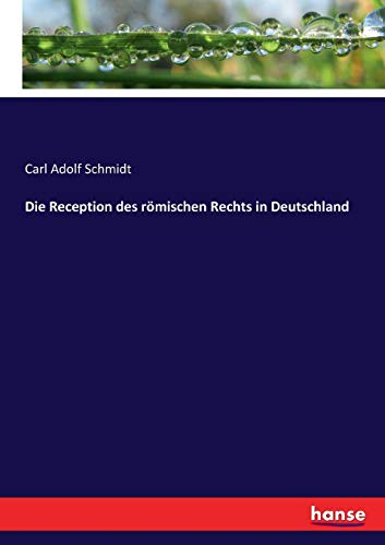 Die Reception des römischen Rechts in Deutschland