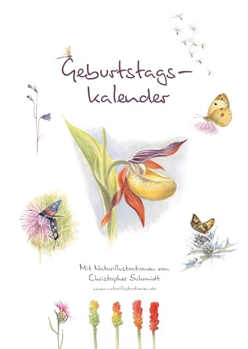 Geburtstagskalender: Naturillustrationen von Christopher Schmidt von pala