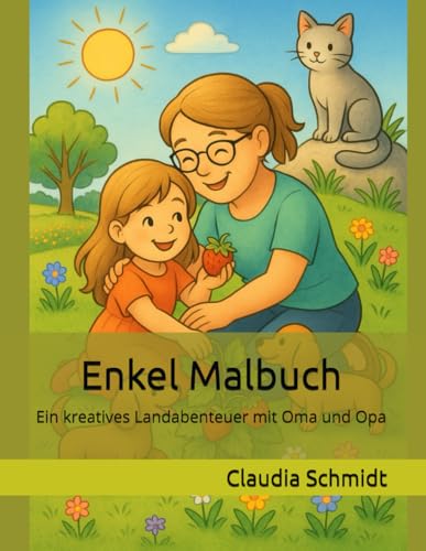 Enkel Malbuch für Kinder ab 4: Ein kreatives Landabenteuer mit Oma und Opa von Independently published