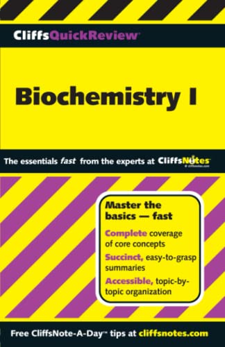 CliffsQuickReview Biochemistry I von Cliffs Notes