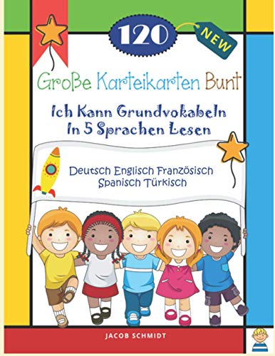 120 Große Karteikarten Bunt Ich Kann Grundvokabeln In 5 Sprachen Lesen Deutsch Englisch Französisch Spanisch Türkisch: Sight word flashcards reading ... englisch quiz kartenspiel kinder 3-7 jahre 120 Große Karteikarten Bunt Ich Kann Grundvokabeln In 5 Sprachen Lesen Deutsch Englisch Französisch Spanisch Türkisch: Sight word flashcards reading ... englisch quiz kartenspiel kinder 3-7 jahre