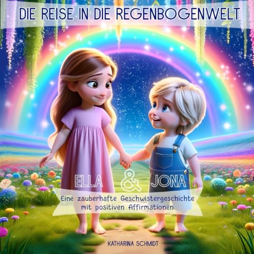 Ella & Jona - Abenteuer in der Regenbogenwelt: Eine zauberhafte Geschwistergeschichte mit positiven Affirmationen