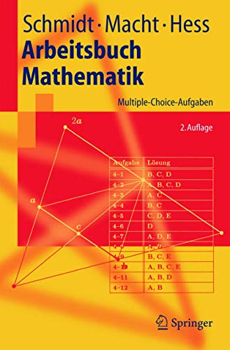 Arbeitsbuch Mathematik: Multiple-Choice-Aufgaben (Springer-Lehrbuch) von Springer