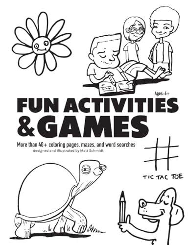 Fun Activities and Games: More than 40+ Coloring Pages, Mazes and Word Searches von Gatekeeper Press