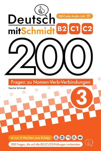 200 Fragen zu Nomen-Verb-Verbindungen 3 (B2, C1, C2) - Deutsch mit Schmidt