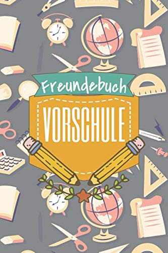 Freundebuch Vorschule: Poesiealbum und Freundebuch für den Kindergarten und Vorschule - Geeignet für Jungen und Mädchen - Erinnerungsbuch zum Ausfüllen