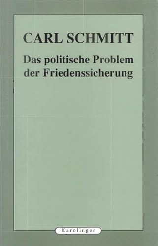 Das politische Probleme der Friedenssicherung Das politische Probleme der Friedenssicherung