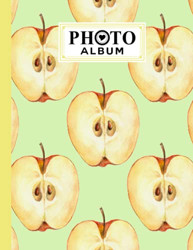 Photo Album: Apple Album, Large Photo Albums with Writing Space Memo, Extra Large Capacity Picture Album, Family, Baby, Wedding, Travel Photo Book, 120 Pages, Size 8.5" x 11" by Werner Schmitt Photo Album: Apple Album, Large Photo Albums with Writing Space Memo, Extra Large Capacity Picture Album, Family, Baby, Wedding, Travel Photo Book, 120 Pages, Size 8.5" x 11" by Werner Schmitt