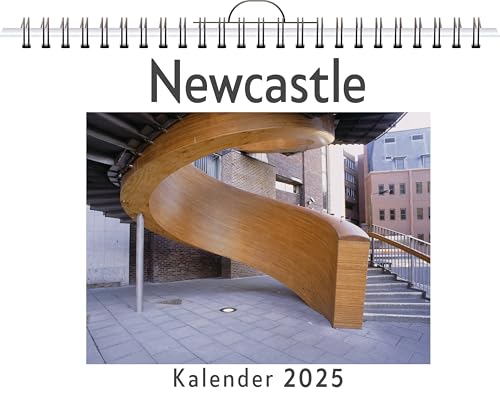 Newcastle - (Wandkalender 2025, Kalender DIN A4 quer, Monatskalender im Querformat mit Kalendarium, das perfekte Geschenk) von FlipFlop