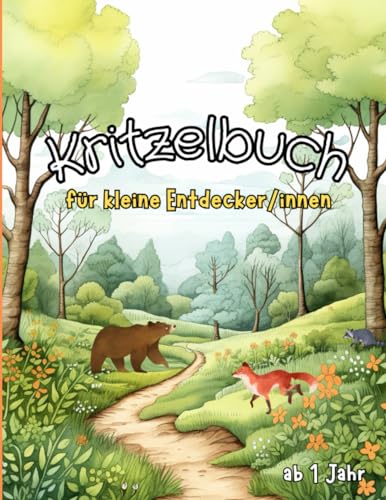 Erstes Kritzelbuch: für kleine Entdecker und Entdeckerinnen: ab 1 Jahr von Independently published
