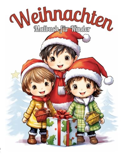 Weihnachten: Malbuch für Kinder