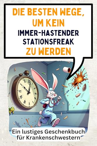 Die besten Wege, um kein immer-hastender Stationsfreak zu werden: Ein lustiges Geschenkbuch für Krankenschwestern von FlipFlop