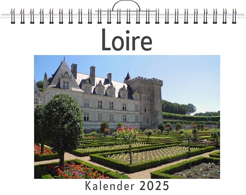 Loire - (Wandkalender 2025, Kalender DIN A4 quer, Monatskalender im Querformat mit Kalendarium, das perfekte Geschenk) von FlipFlop