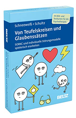 Von Teufelskreisen und Glaubenssätzen: SORKC und individuelle Störungsmodelle spielerisch erarbeiten. 44 Bild-/Textkarten mit 20-seitigem Booklet in ... Mit Online-Material (Beltz Therapiekarten)