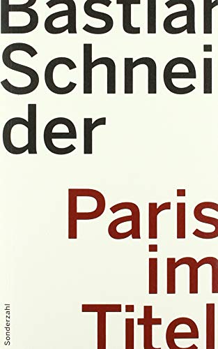 Paris im Titel: Geschichtchen von Sonderzahl Verlagsges.