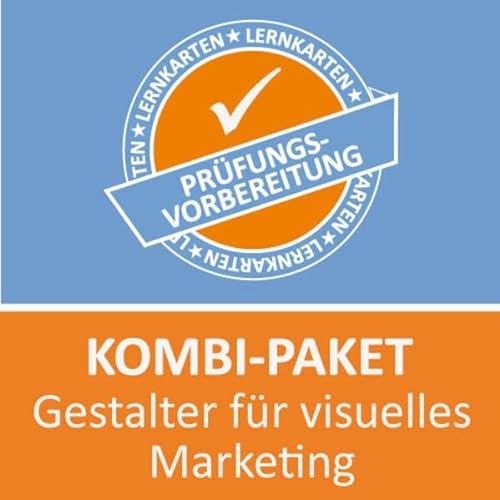 Kombi-Paket Gestalter für visuelles Marketing Lernkarten: Kombi-Paket Gestalter /in für visuelles Marketing Prüfung