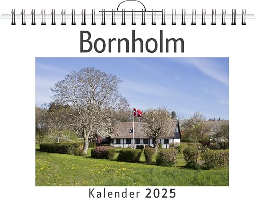 Bornholm - (Wandkalender 2025, Kalender DIN A4 quer, Monatskalender im Querformat mit Kalendarium, das perfekte Geschenk) von FlipFlop